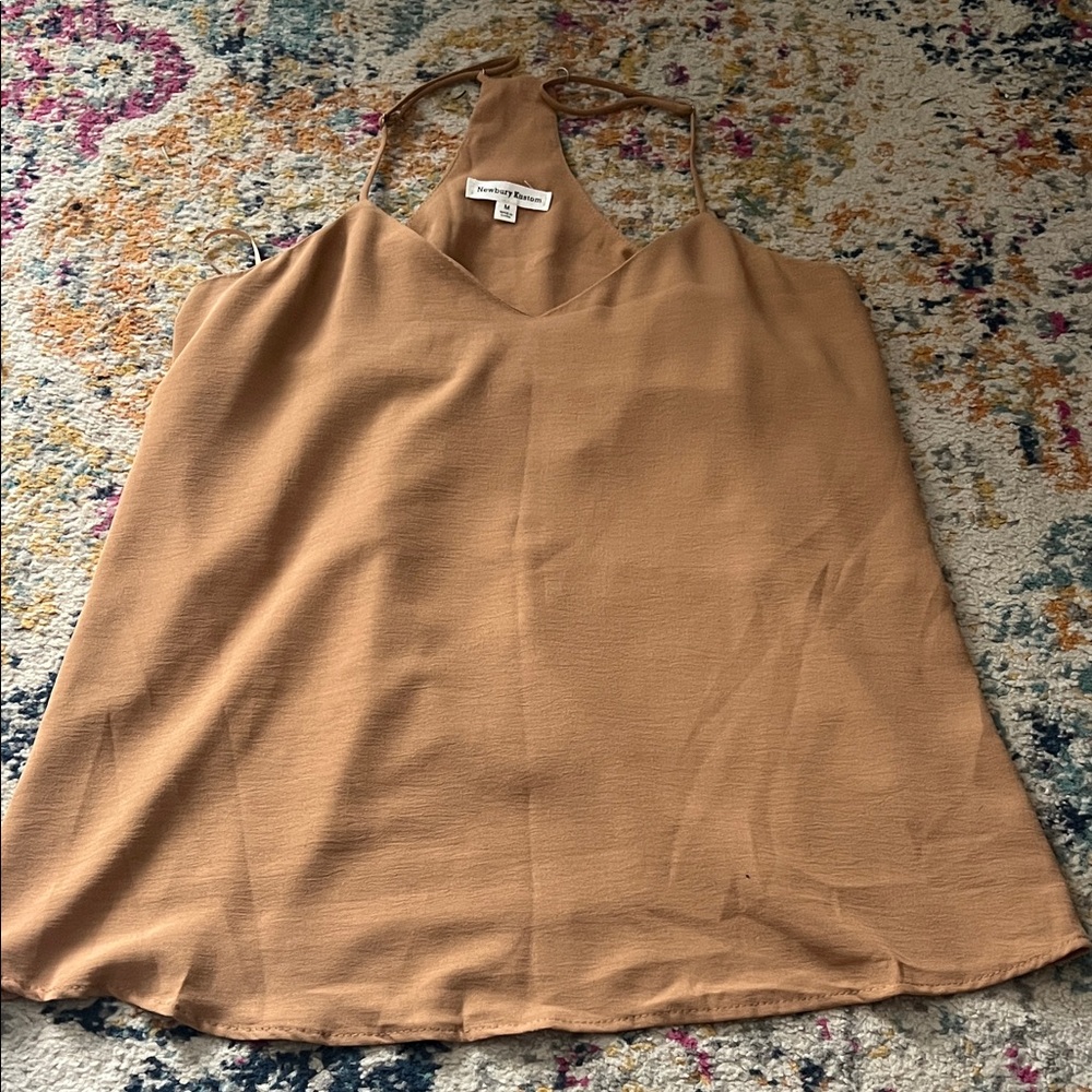 Newbury Kustom Camel Halter Top